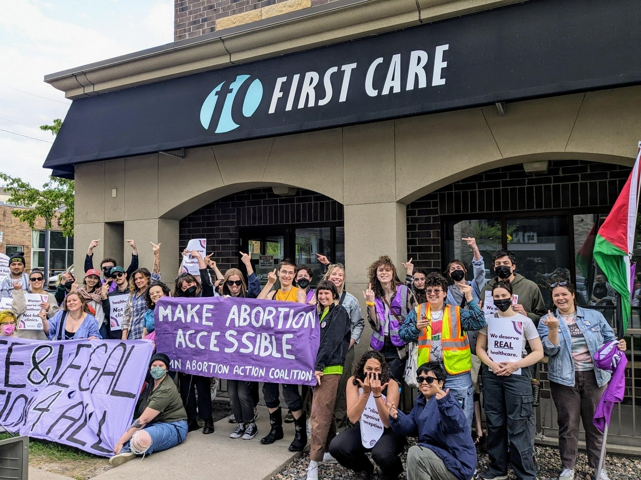 MNAAC protests CPC near the University of Minnesota