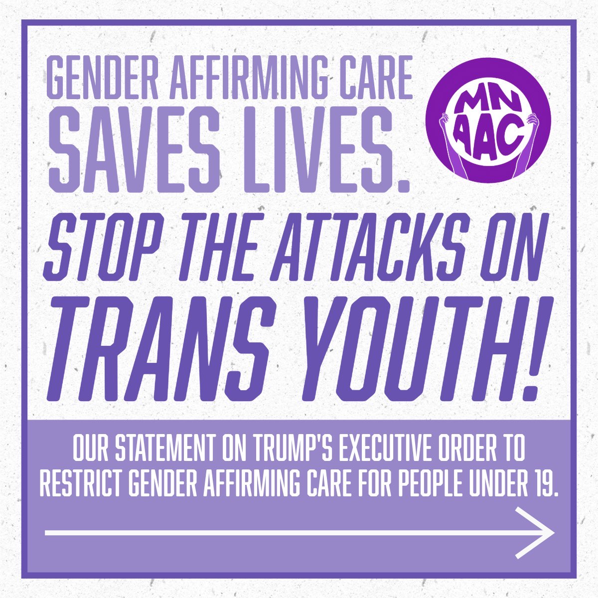 MNAAC Statement on Executive Order Defunding Gender-Affirming Care for Youth